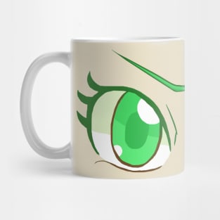 Anime Eyes Green Mug